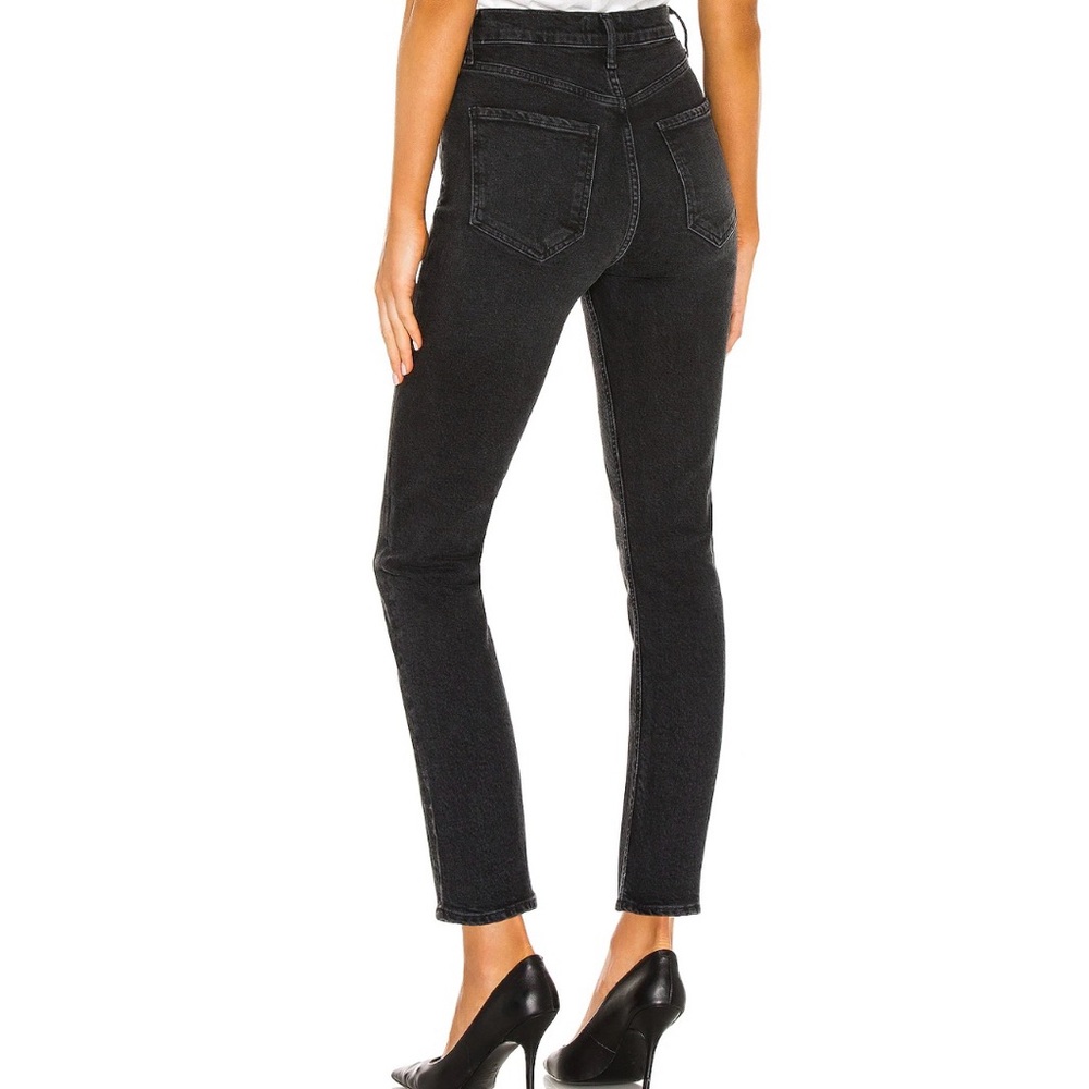 Agolde Riley High Rise Straight Crop 25 - Picture 2 of 4